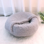 donut met deken 65 cm wasbaar grijs