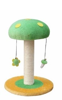 Kittenpaal paddenstoel groen 35X35X47 CM